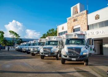 Ponen en marcha programa de limpieza de calles y jardines en Tulum