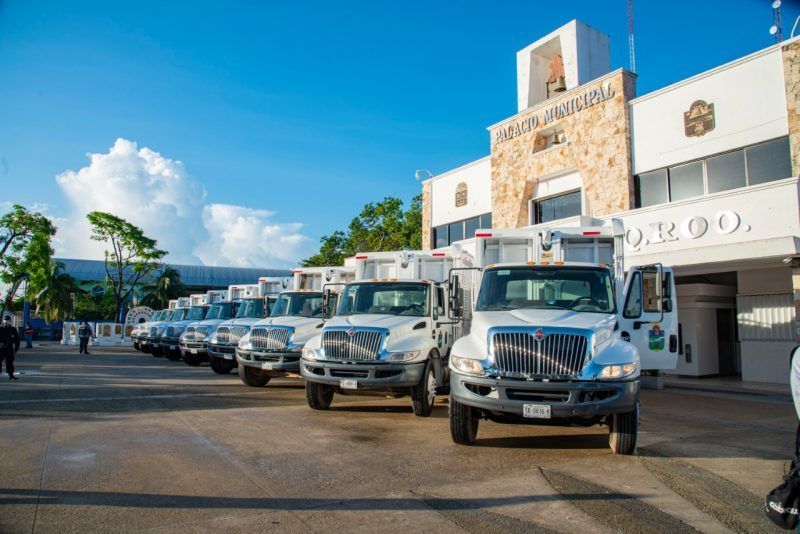 Ponen en marcha programa de limpieza de calles y jardines en Tulum
