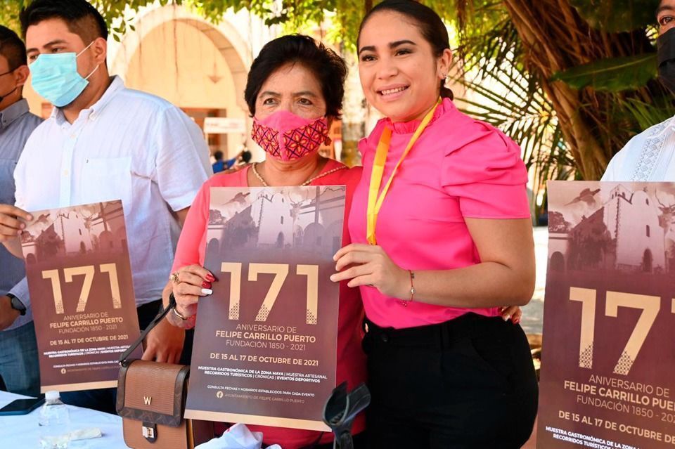 Preparan celebración del 171 aniversario de la fundación de la ciudad de Felipe Carrillo Puerto