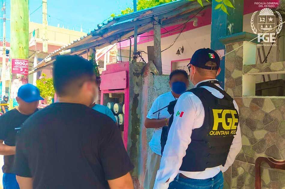 Cinco detenidos y aseguramiento de pornografía infantil, tras cateos en Isla Mujeres