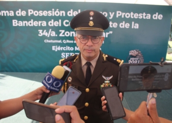 Gral. Brig. D.E.M. Roberto Pérez Ceja toma Posesión del cargo de la 34/a. Zona Militar