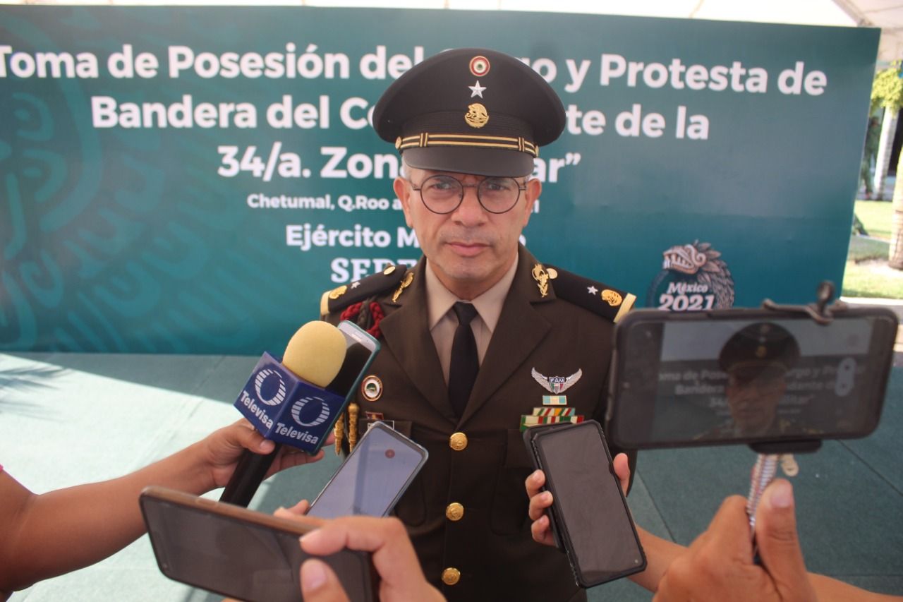 Gral. Brig. D.E.M. Roberto Pérez Ceja toma Posesión del cargo de la 34/a. Zona Militar
