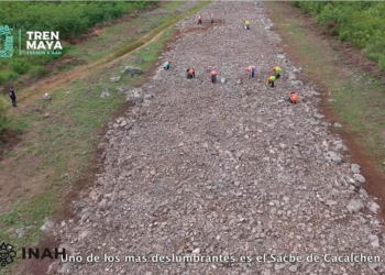 Las obras del Tren Maya dejan al descubierto un caminó de Sacbé de 31 kilómetros