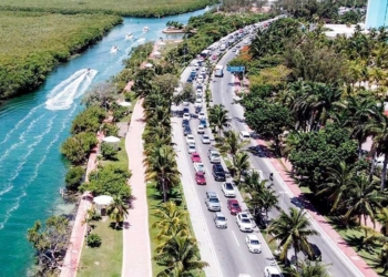 La construcción del puente en la laguna Nichupté está firme con o sin recursos de la federación