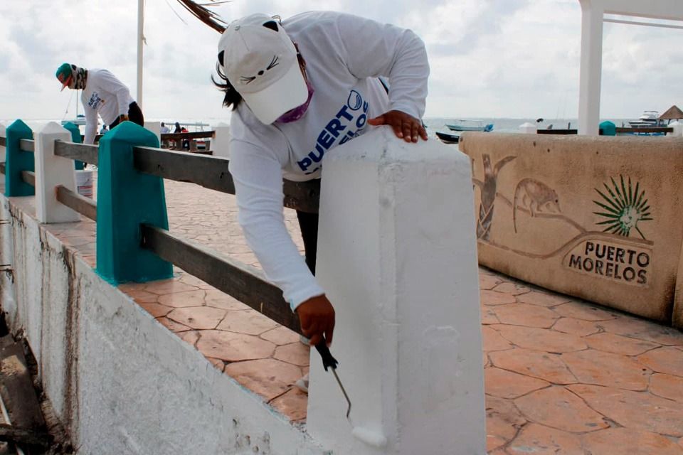 Ayuntamiento de Puerto Morelos rehabilita «Ventana del Mar»