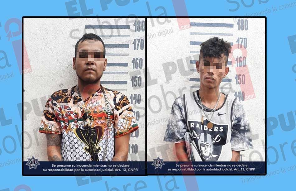 Detienen a jóvenes armados y con cerca de 40 dosis de drogas