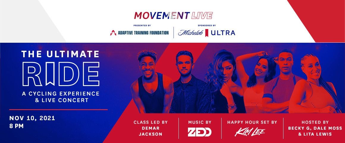 Movement live by michelob ultra regresa con una experiencia única de indoor cycling de la mano de Becky G y Zedd