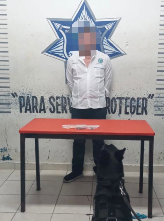 Taxista detenido en Playa del Carmen con droga, luego de ser perseguido