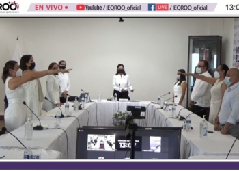 Tres mujeres toman protesta y marcan predominancia femenina en Consejo General del Ieqroo