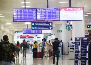 El aeropuerto de Cancún, con 469 operaciones y una conexión con 69 destinos nacionales y extranjeros