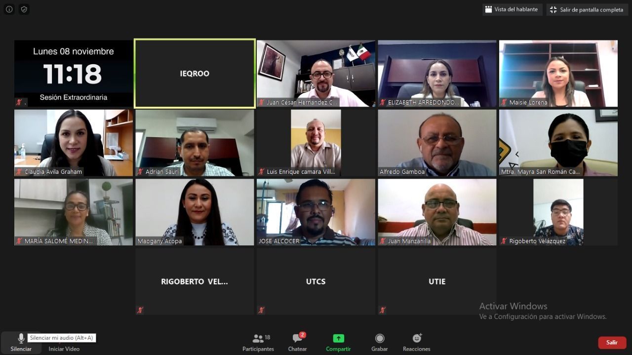 IEQROO aprobó lineamientos y convocatoria de candidaturas independientes: 2021-2022