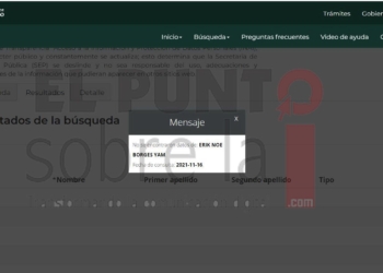 Erik Borges presidente municipal de JMM resultó contador público patito