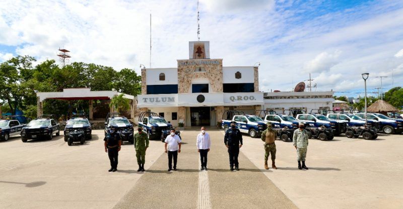 Cumple Marciano Dzul: entrega nuevas patrullas para recuperar la paz en Tulum