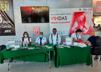 Realizan en Cancún campaña de detección de VIH en el Día Nacional de la Prueba Rápida