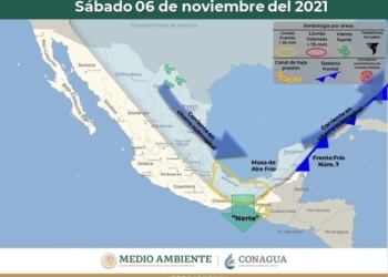 Frente frío número siete influenciará a Quintana Roo