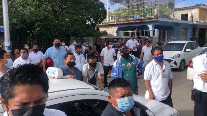 Taxistas de Felipe Carrillo Puerto exigen que frene el “ruleteo colectivo”