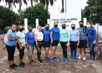 Organizan en Carrillo Puerto rodada ciclista para conmemorar «Día Mundial de la Diabetes»