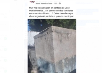 Inaudito: sin permiso enciman otro difunto en la de su familiar