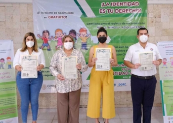 Ayuntamiento de Benito Juárez restituye identidad de menores; ya cumplió con casi mil 800 en 2021