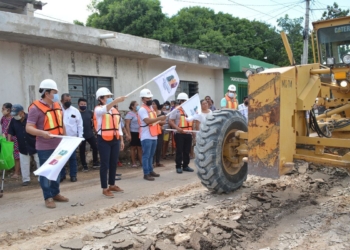 Ayuntamiento de Carrillo Puerto inicia obras de rehabilitación vial en comunidad con antiguo rezago de infraestructura