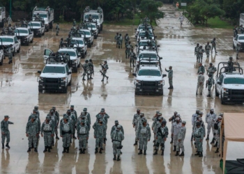 Elementos del Batallón de Seguridad Turística de la Guardia Nacional inicia patrullajes en Cancún y Playa del Carmen