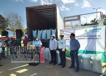 Entregan semillas de frijol a campesinos para producción del ciclo otoño-invierno 2021