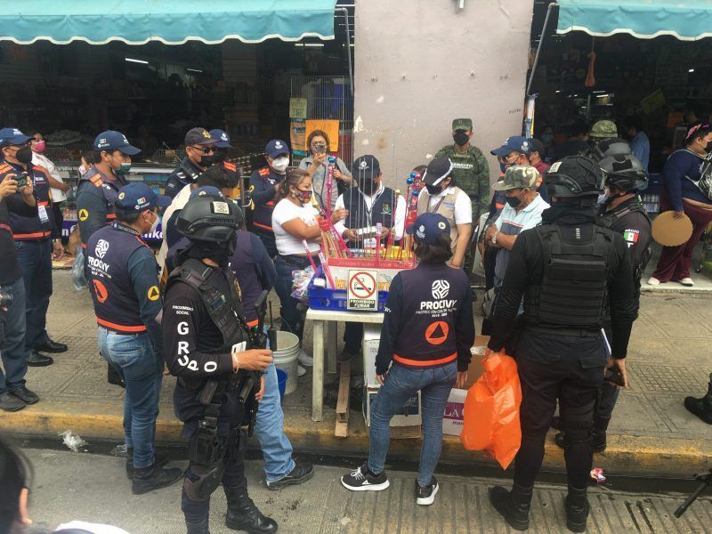 Rigurosa vigilancia en la entidad para prevenir y controlar la venta de pirotecnia