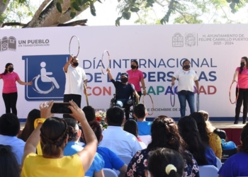 Presidenta del DIF Carrillo Puerto pide una sociedad más justa e inclusiva para personas discapacitadas
