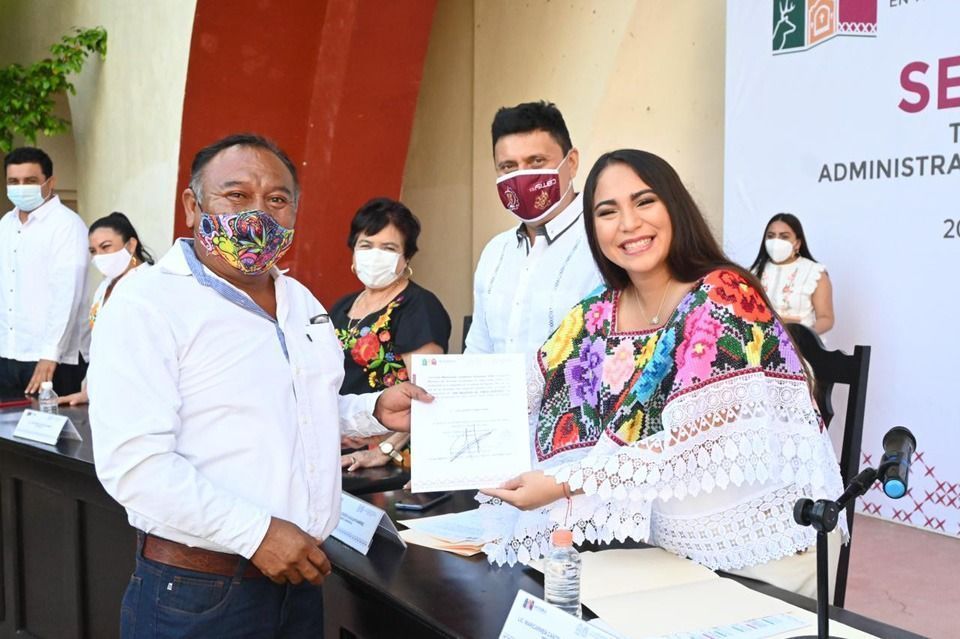 Rinden protesta nuevas autoridades comunitarias de Felipe Carrillo Puerto