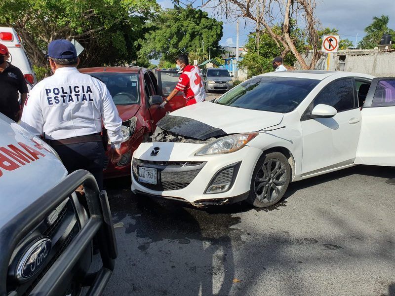 Accidente deja 4 lesionados en Chetumal