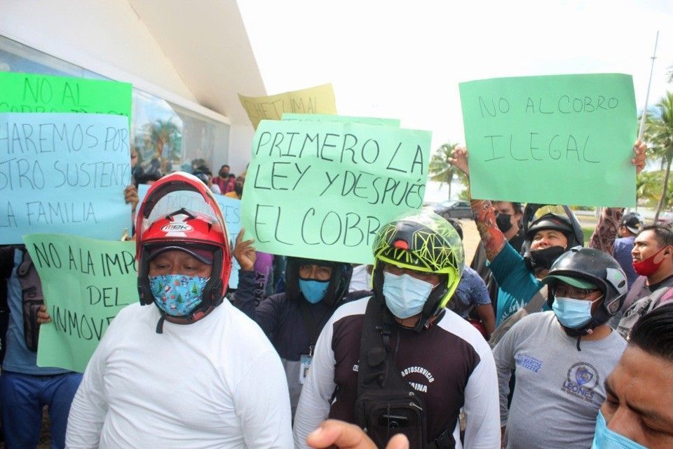 Motodiligencieros piden a diputados y al Imoveqroo reglas para su operación justa en Q.Roo