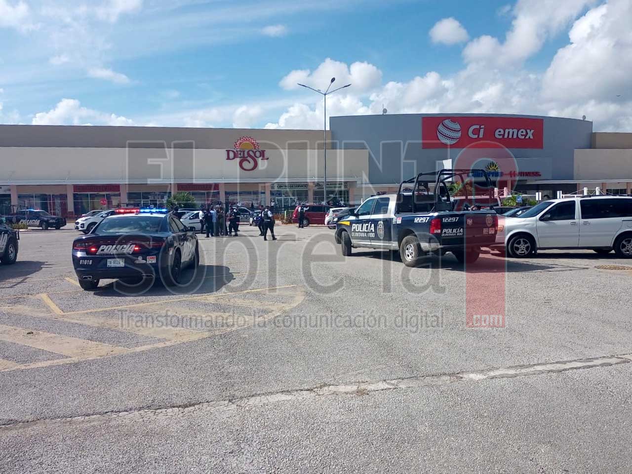 A balazos detienen a un individuo que golpea y amenaza de muerte a dos turistas