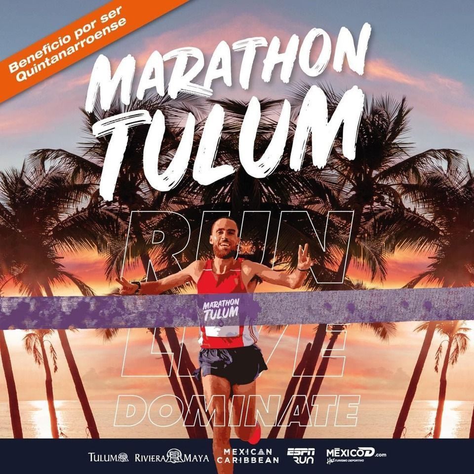 Tres mil atletas llegan a Tulum para su Marathón sabatino que consolidará al municipio como ruta del deporte