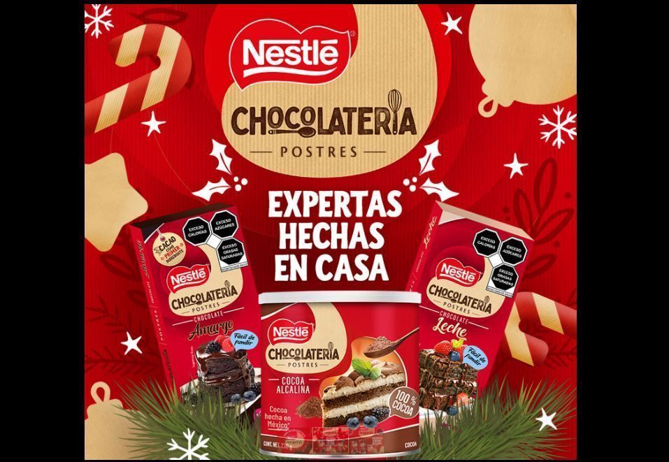 NESTLÉ® postres la gama diseñada para crear postres de alta calidad, cambia de imagen para unirse a NESTLÉ® chocolatería-postres