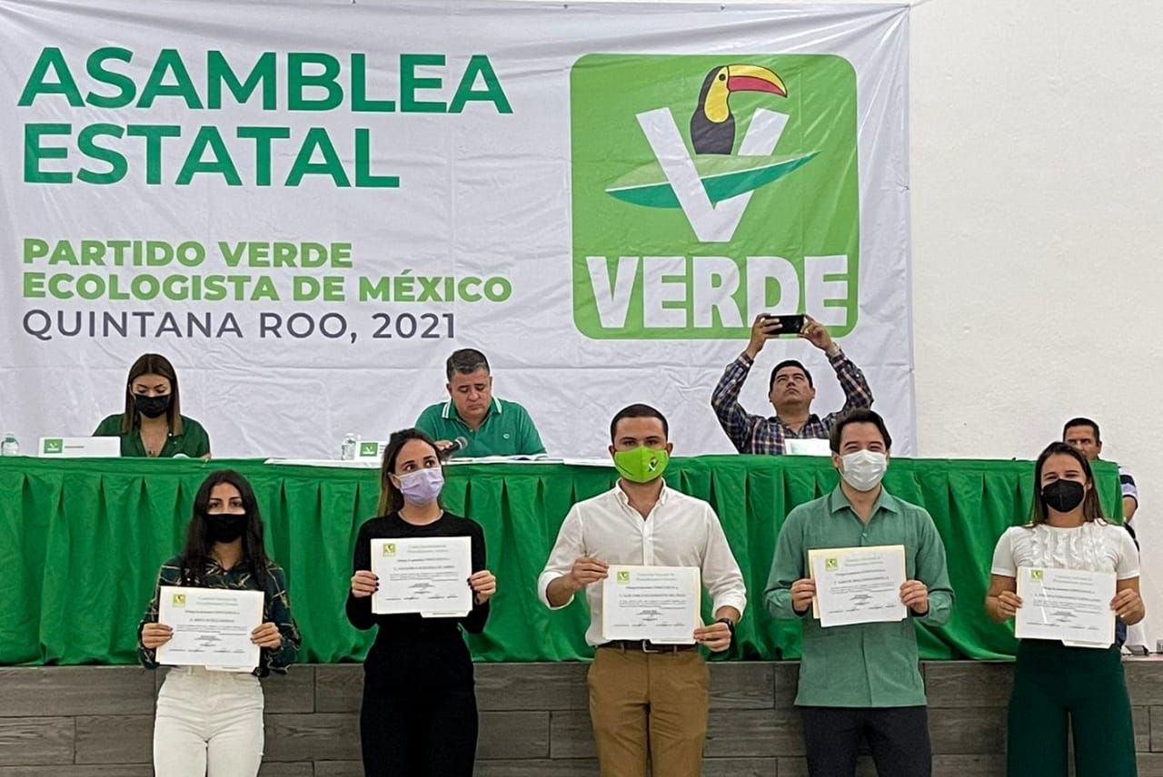 Realiza PVEM asamblea estatal y ratifica a Pablo Bustamante como su líder en Quintana Roo