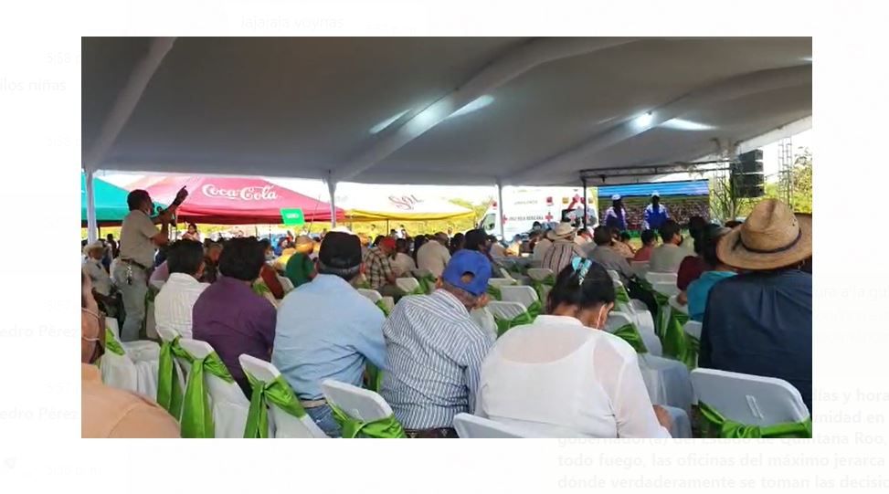 VIDEO: Cañeros reclaman a Anahí González diputada de MORENA, nos está llevando la chingada