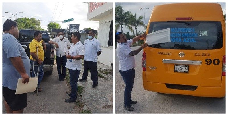 Taxistas se preparan para renovar al Comité Directivo del Sindicato de Taxistas en Mahahual