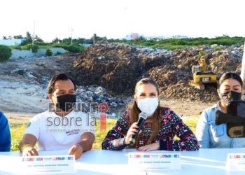 En 85 días logran retirar más de 18 mil toneladas de basura de la unidad de transferencia en Isla Mujeres