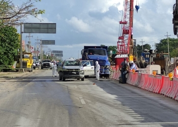 Tragedia en zona de obras del Tren Maya, muere una persona en accidente vehicular