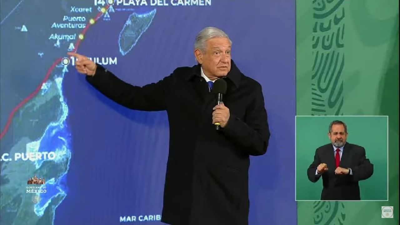 Destaca el Presidente López Obrador obras en Tulum