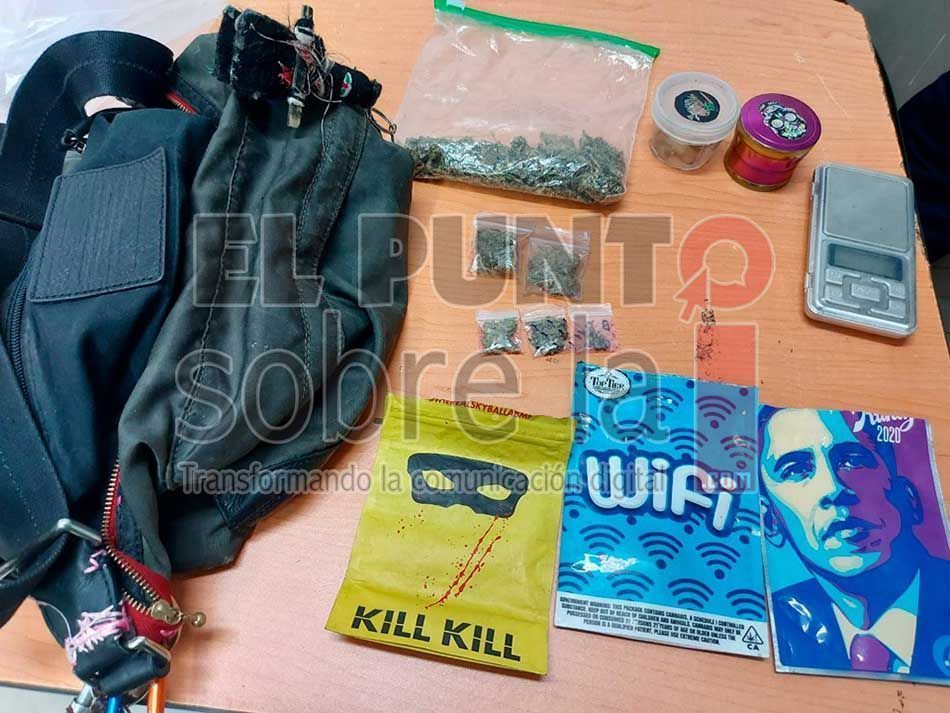 Detenido un japonés con bolsas de mariguana y semillas de esa droga