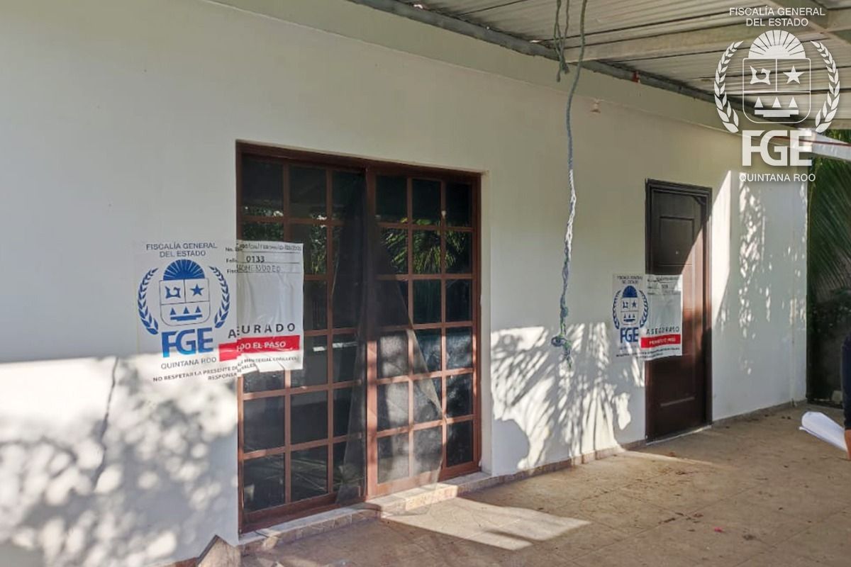 Encuentran más de 600 dosis de drogas en casa cateada cerca de Chetumal, aseguran la propiedad