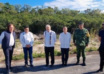 El presidente Andrés Manuel López Obrador concluye en Tulum