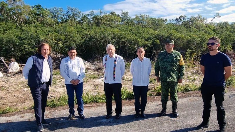 El presidente Andrés Manuel López Obrador concluye en Tulum