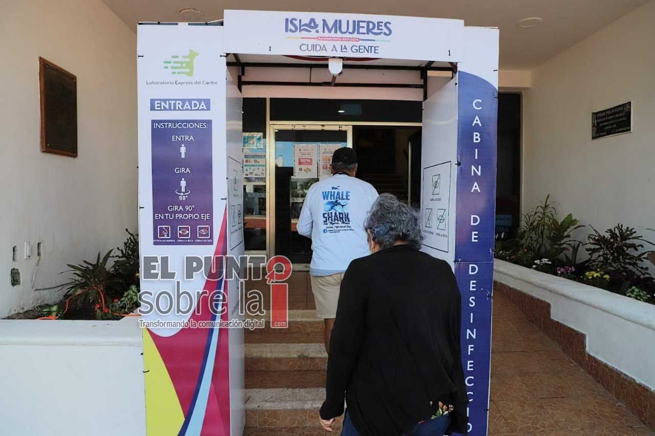 Ayuntamiento de Isla Mujeres refuerza medidas para prevenir contagios de la COVID-19