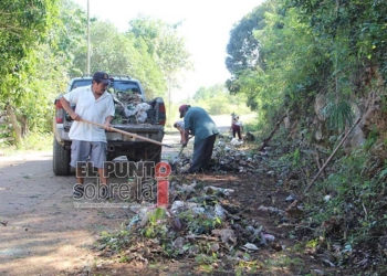 Ayuntamiento de José María Morelos combate basureros clandestinos y amaga con sanciones