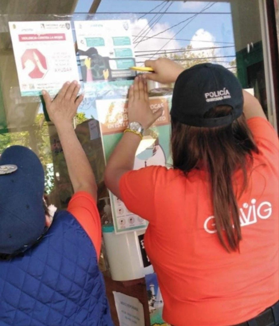Autoridades de Puerto Morelos combaten la violencia contra la mujer