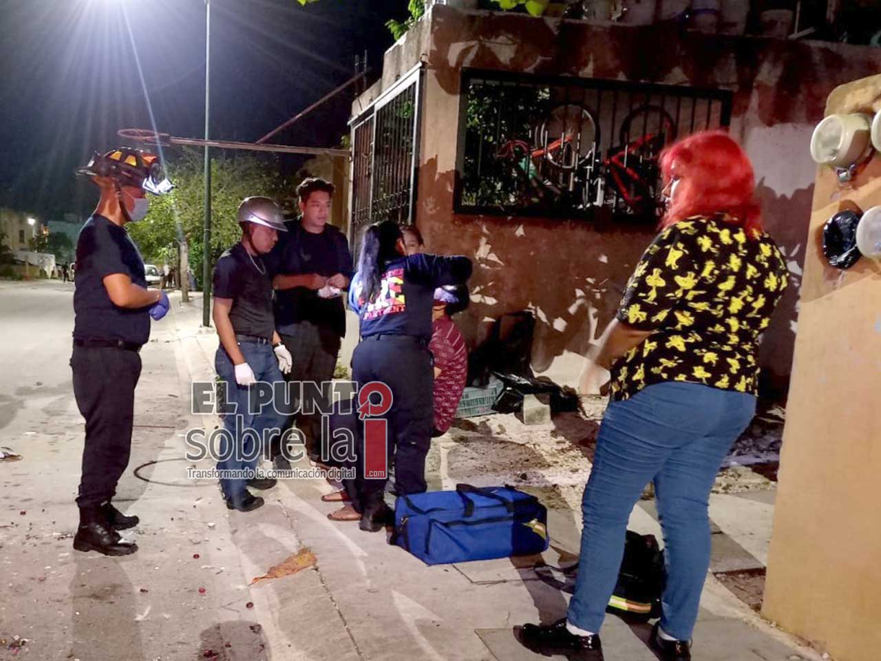 Severas lesiones sufre en ojo y cara por usar pirotecnia en Playa de Carmen