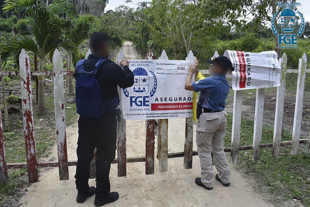 Fiscalía asegura 164 animales exóticos que tenían en un rancho al sur de Quintana Roo