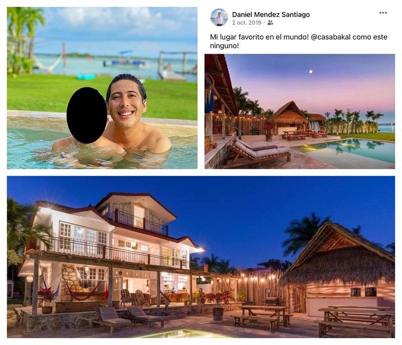 Director de Lili Campos se construyó hotel de lujo en Bacalar